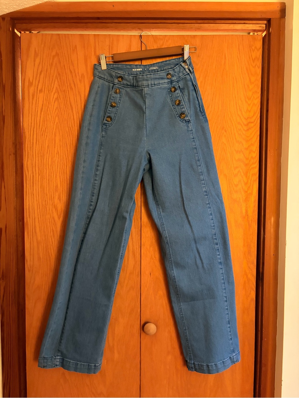 NWOT Old Navy High-Rise Wide-Leg Jeans - Blue
